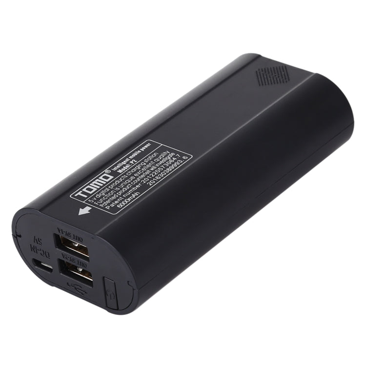 Cargador de batería TOMO P2 USB Smart 2 con luz indicadora para batería de iones de litio 18650, TOMO P2
