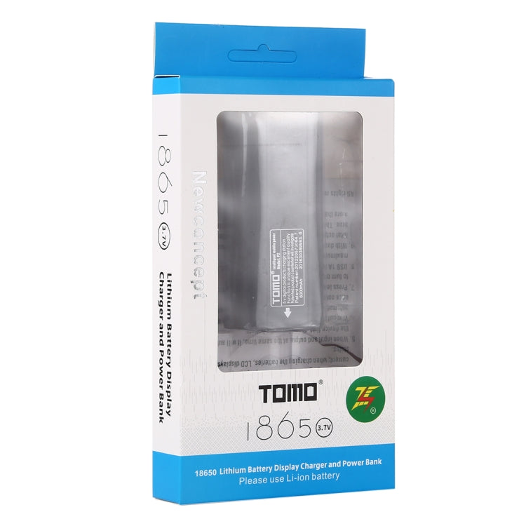 Cargador de batería TOMO P2 USB Smart 2 con luz indicadora para batería de iones de litio 18650, TOMO P2