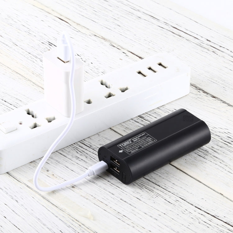Cargador de batería TOMO P2 USB Smart 2 con luz indicadora para batería de iones de litio 18650, TOMO P2
