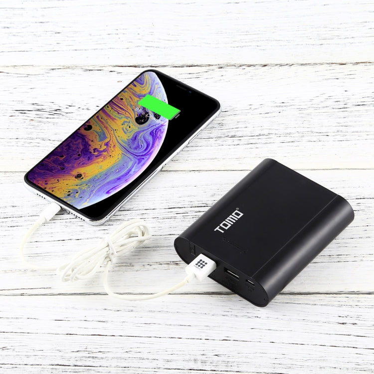 Cargador de batería TOMO P2 USB Smart 2 con luz indicadora para batería de iones de litio 18650, TOMO P2