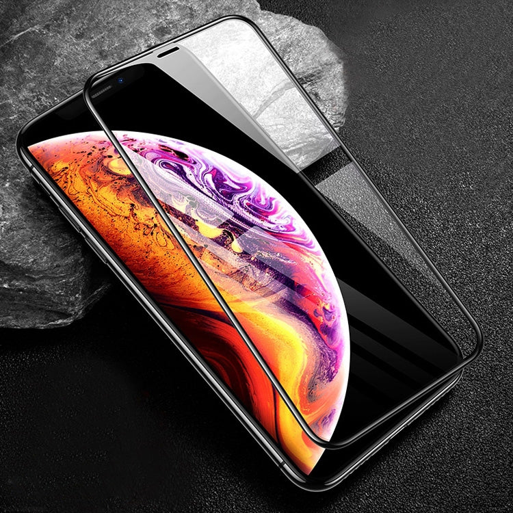 Para iPhone 11 Pro Max / XS Max mocolo 0,33 mm 9H Película de vidrio templado de borde redondo 3D, iPhone XS Max