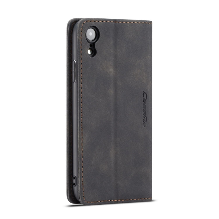 Para iPhone XR CaseMe-013 Funda de cuero con tapa horizontal esmerilada retro multifuncional con ranura para tarjeta, soporte y billetera, For iPhone XR