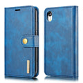 Para iPhone XR DG.MING Crazy Horse Texture Flip Funda de cuero magnética desmontable con soporte, ranuras para tarjetas y billetera, For iPhone XR, iPhone XR