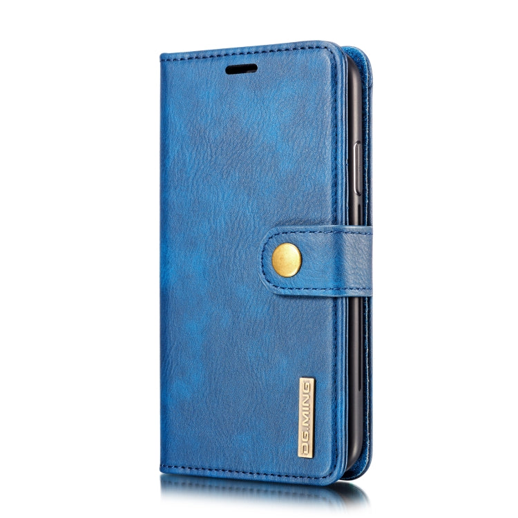 Para iPhone XR DG.MING Crazy Horse Texture Flip Funda de cuero magnética desmontable con soporte, ranuras para tarjetas y billetera, For iPhone XR, iPhone XR