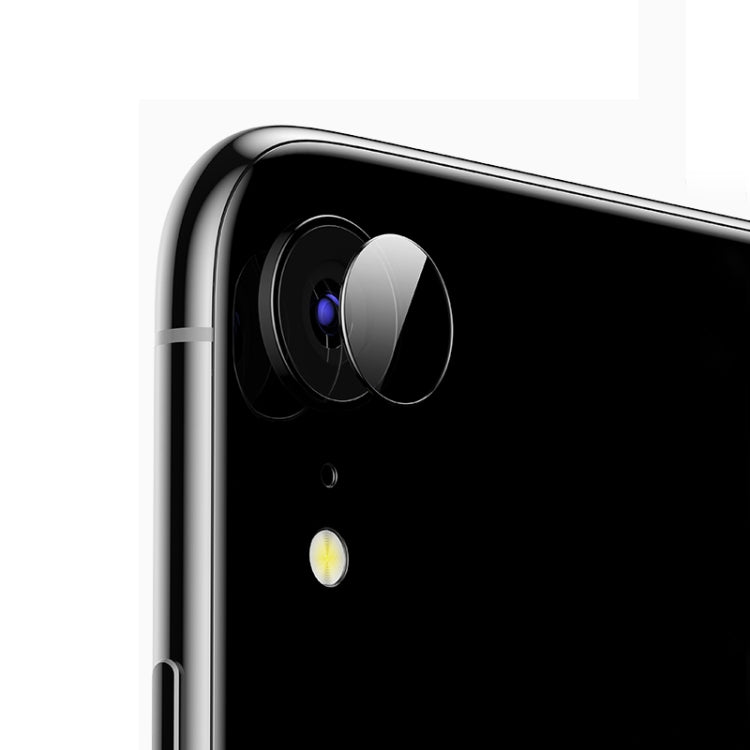 Para iPhone XR mocolo 0.15mm 9H 2.5D Lente de cámara trasera de borde redondo Película de vidrio templado, iPhone XR