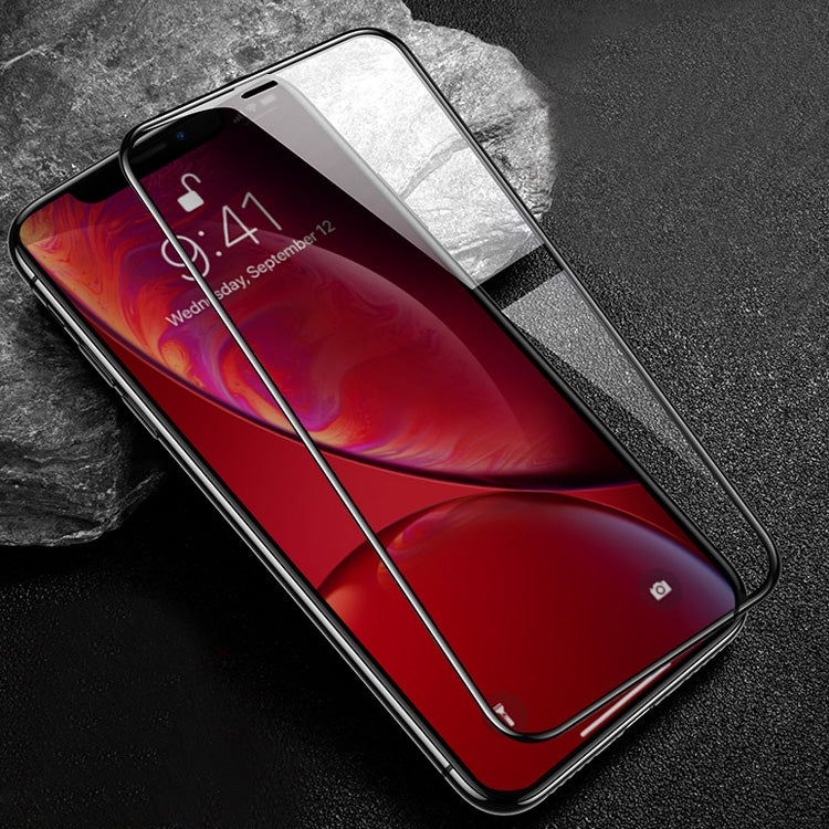 Para iPhone 11 / XR mocolo 0,33 mm 9H Película de vidrio templado de borde redondo 3D, iPhone XR