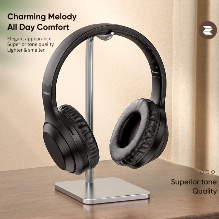 ROCK Space O2 HiFi Bluetooth 5.0 Auriculares inalámbricos con micrófono, compatible con tarjeta TF, Space O2