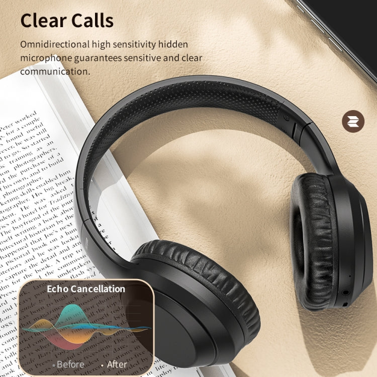 ROCK Space O2 HiFi Bluetooth 5.0 Auriculares inalámbricos con micrófono, compatible con tarjeta TF, Space O2