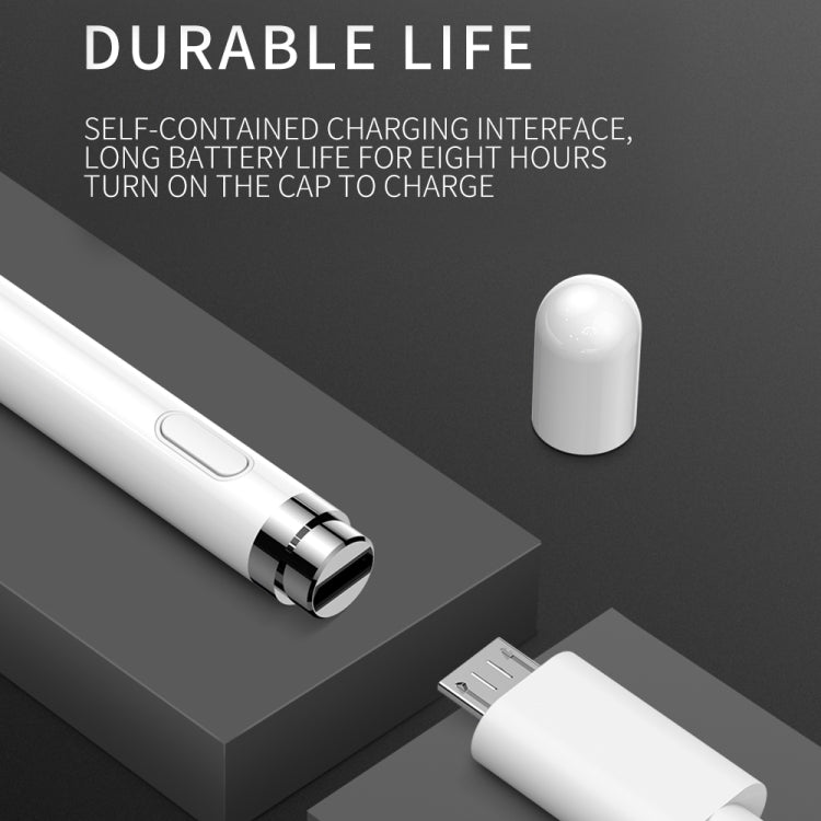 JOYROOM JR-K811 Excelente serie Micro USB recargable lápiz capacitivo activo con tapa magnética, compatible con Android e IOS