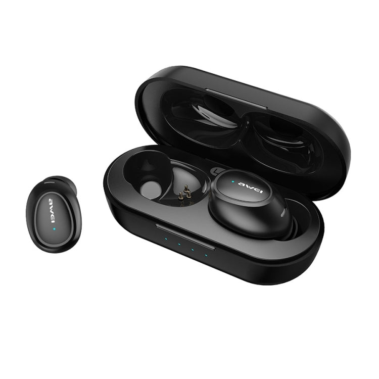 awei T16 TWS Bluetooth V5.0 Ture Auriculares deportivos inalámbricos con estuche de carga