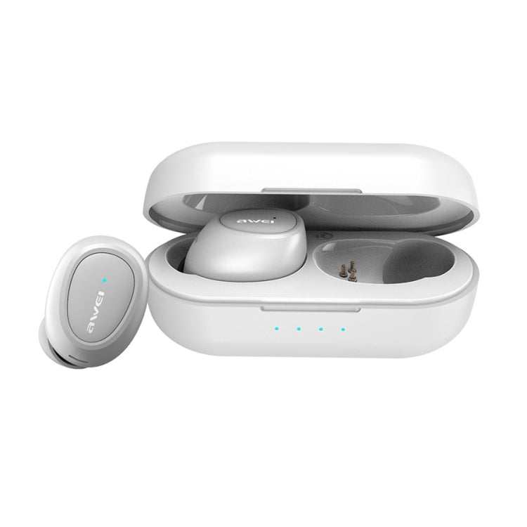 awei T16 TWS Bluetooth V5.0 Ture Auriculares deportivos inalámbricos con estuche de carga