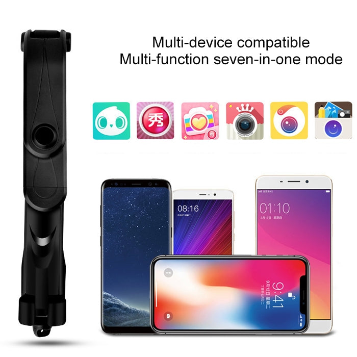 Trípode de poste con temporizador automático Bluetooth de transmisión en vivo móvil multifunción XT10