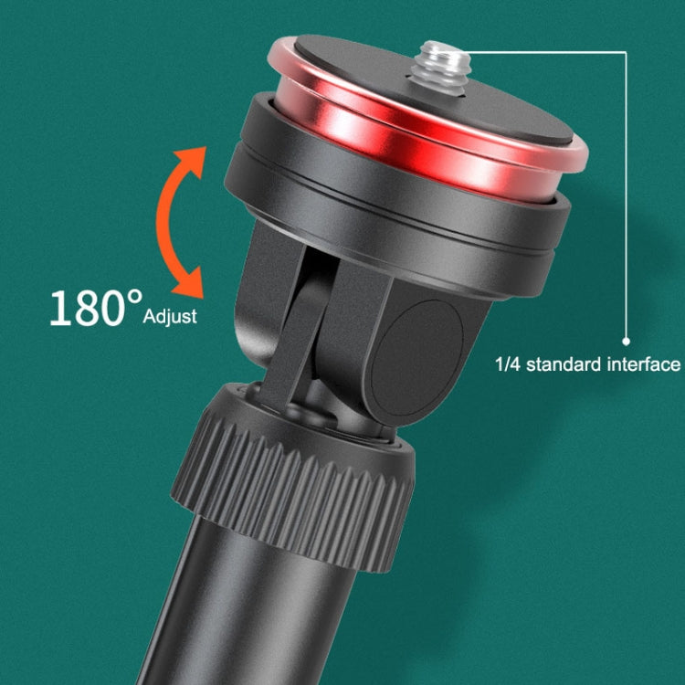 Soporte para trípode de piso en vivo con Bluetooth Selfie Stick para teléfono móvil de aleación de aluminio, altura: 1,8 m, Height: 1.8m