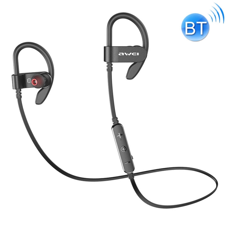 Awei WT50 IPX4 Auricular inalámbrico Bluetooth impermeable montado en la oreja con micrófono, WT50
