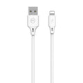WK WDC-092 Cable de carga de sincronización de datos USB a 8 pines serie Pro de velocidad máxima de salida máxima de 3 m 2,4 A, 3m 8 Pin