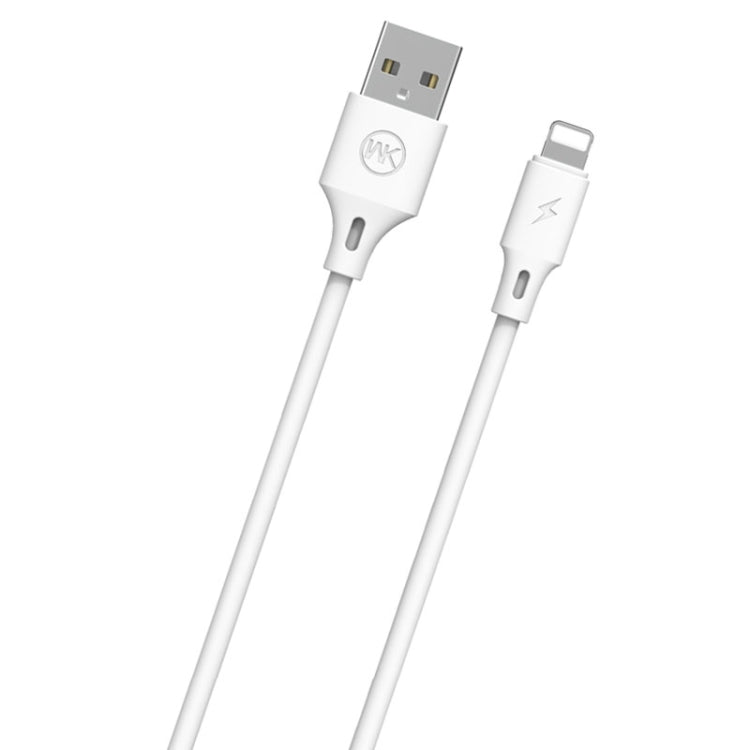 WK WDC-092 Cable de carga de sincronización de datos USB a 8 pines serie Pro de velocidad máxima de salida máxima de 3 m 2,4 A, 3m 8 Pin