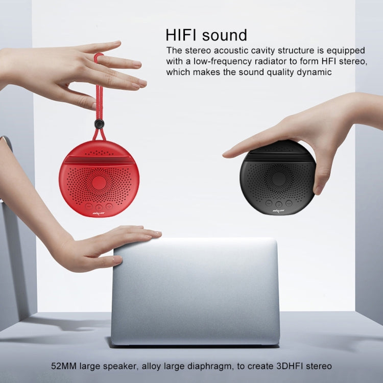 ZEALOT S24 Altavoz Bluetooth estéreo portátil con cordón y soporte para ranura para tarjeta móvil, admite llamadas manos libres y tarjeta TF, S24