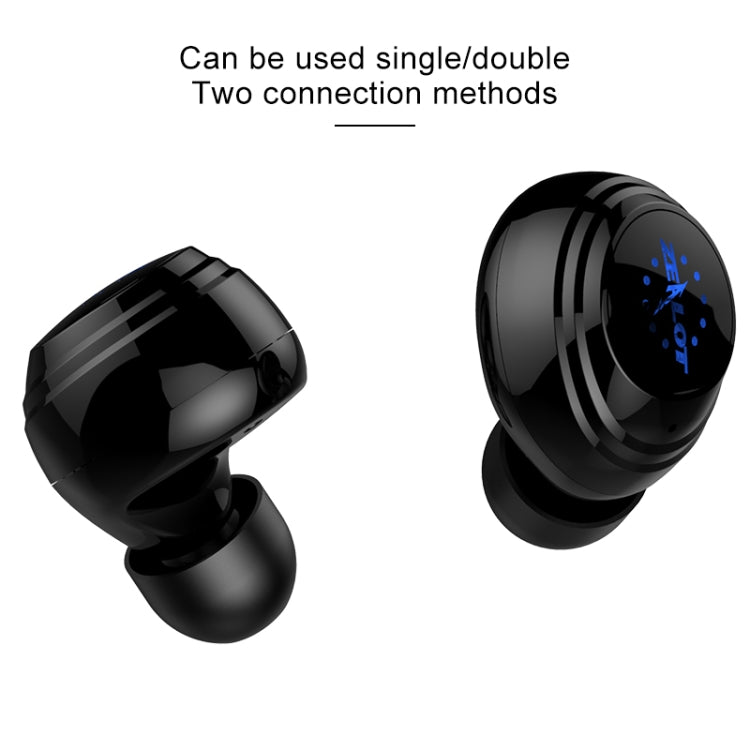 ZEALOT H19 TWS Bluetooth 5.0 Auricular Bluetooth inalámbrico táctil con caja de carga magnética, compatible con llamadas HD y conexión automática Bluetooth, H19