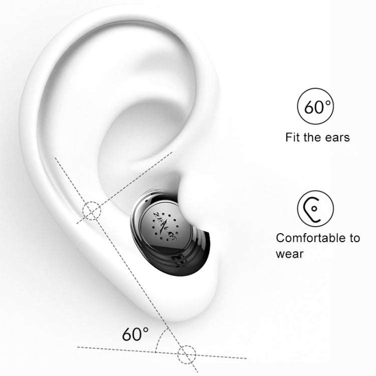 ZEALOT H19 TWS Bluetooth 5.0 Auricular Bluetooth inalámbrico táctil con caja de carga magnética, compatible con llamadas HD y conexión automática Bluetooth, H19
