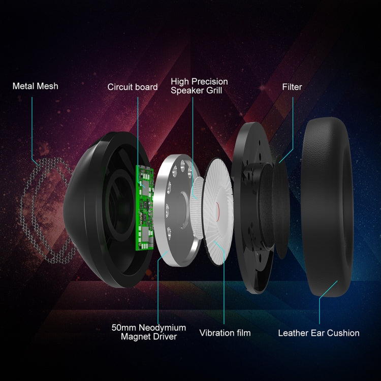 ONIKUMA K19 Auriculares para juegos ajustables con luz de enchufe único y micrófono