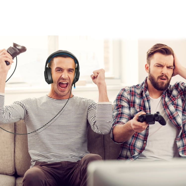 ONIKUMA K9 Auriculares para juegos ajustables RGB con enchufe único y micrófono