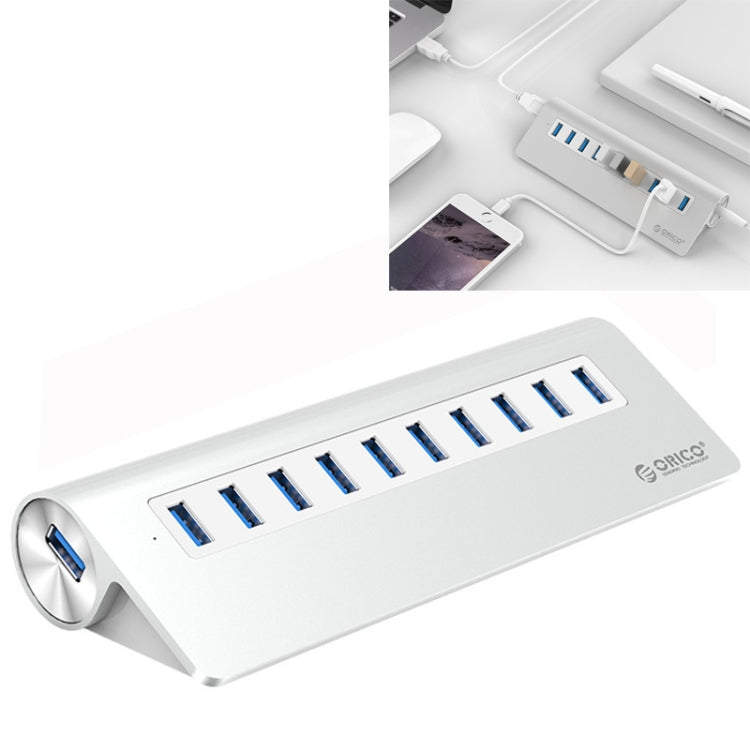ORICO M3H10-U3-V2 HUB de aleación de aluminio de 10 puertos USB 3.0, M3H10-U3-V2