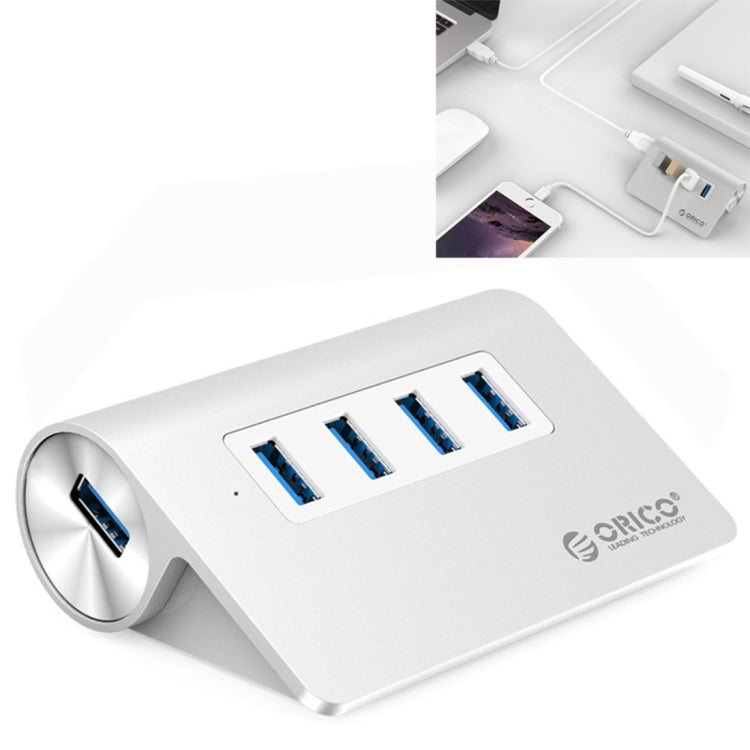 ORICO M3H4-V1 Aleación de aluminio 4 puertos USB 3.0 HUB, M3H4-V1