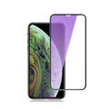 Para iPhone 11 Pro / XS / X mocolo 0,33 mm 9H 3D Película de vidrio templado anti-rayos azules con borde redondo, iPhone XS / X