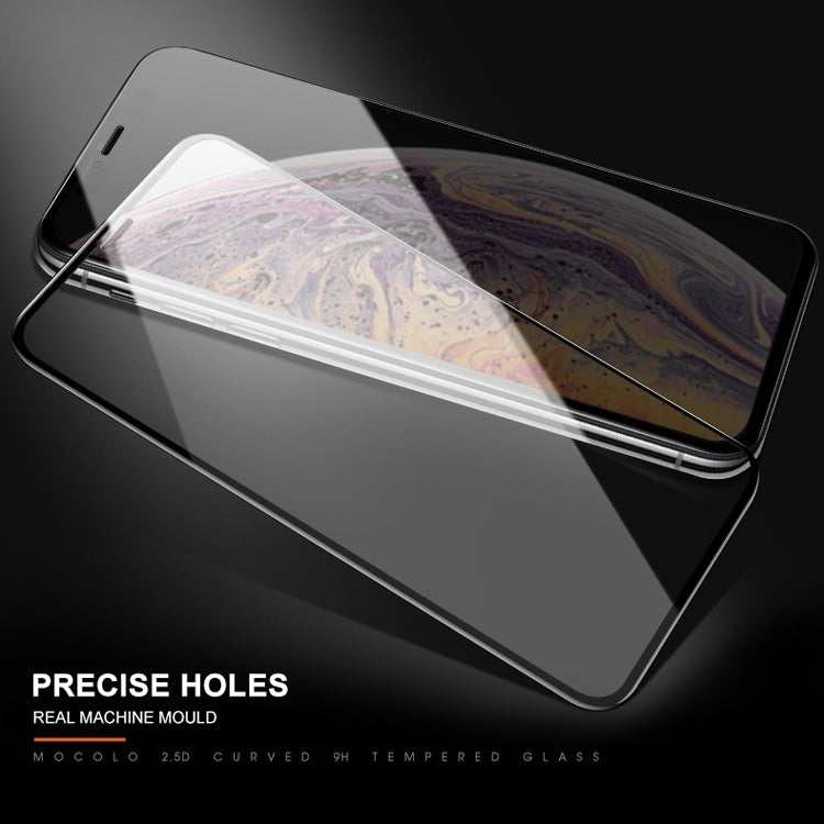 Para iPhone XS / X mocolo 0,33 mm 9H 2.5D Película de vidrio templado con impresión de seda, iPhone XS / X