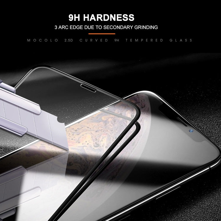 Para iPhone XS / X mocolo 0,33 mm 9H 2.5D Película de vidrio templado con impresión de seda, iPhone XS / X