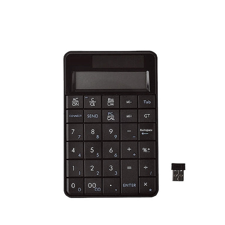 MC-56AG 2 en 1 2.4G Teclado y calculadora inalámbricos numéricos USB con pantalla LCD