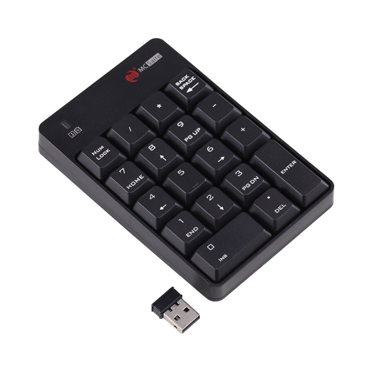MC Saite SK-51AG 2 en 1 2.4G USB Teclado inalámbrico numérico y mini calculadora para computadora portátil PC de escritorio, SK-51AG