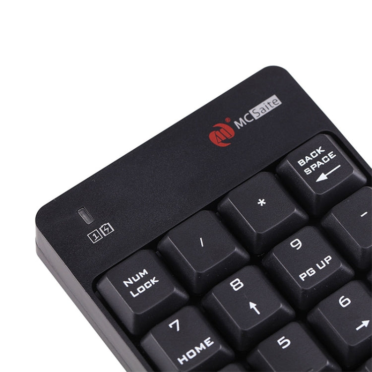 MC Saite SK-51AG 2 en 1 2.4G USB Teclado inalámbrico numérico y mini calculadora para computadora portátil PC de escritorio, SK-51AG
