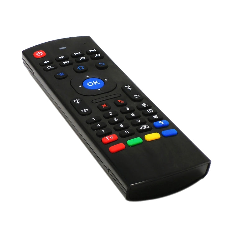 MX3-M Air Mouse Teclado de control remoto inalámbrico 2.4G con micrófono para Android TV Box / Mini PC, Air Mouse with Mic