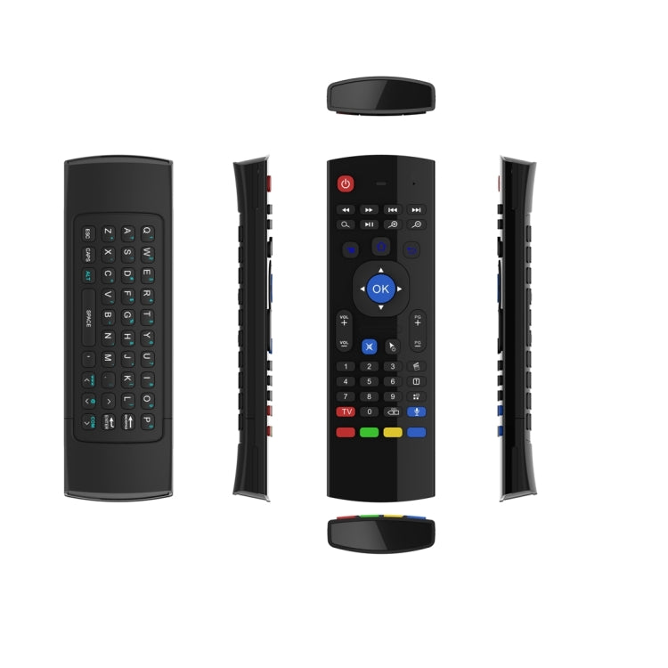 MX3-M Air Mouse Teclado de control remoto inalámbrico 2.4G con micrófono para Android TV Box / Mini PC, Air Mouse with Mic