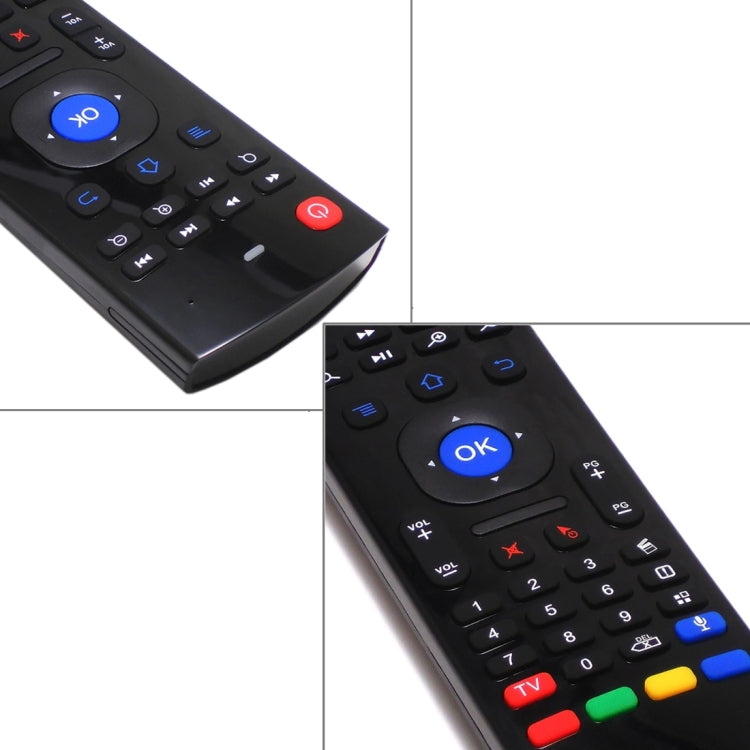MX3-M Air Mouse Teclado de control remoto inalámbrico 2.4G con micrófono para Android TV Box / Mini PC, Air Mouse with Mic