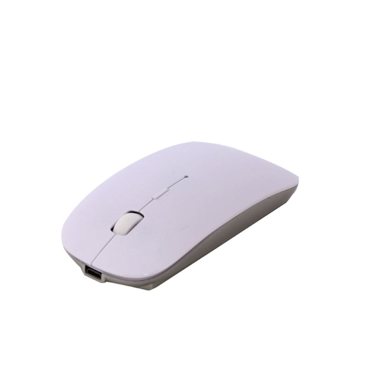 MC-008 Ratón inalámbrico con carga de batería Bluetooth 3.0 para portátiles y teléfonos móviles con sistema Android, MC-008 (White), MC-008 (Gold)