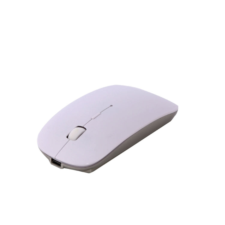 MC-008 Ratón inalámbrico con carga de batería Bluetooth 3.0 para portátiles y teléfonos móviles con sistema Android, MC-008 (White), MC-008 (Gold)