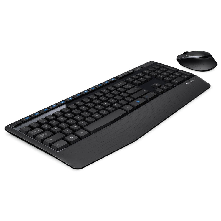Logitech MK345 teclado inalámbrico de tamaño completo + juego de Ratón Óptico inalámbrico de 2,4 GHz y 1000DPI con nanoreceptor, Logitech MK345