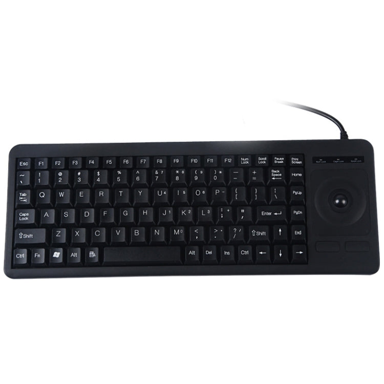 Interfaz DS-8900 PS / 2 para evitar salpicaduras de agua Grabado láser de caracteres Teclado trackball con cable de una pieza, longitud: 1,5 m, DS-8900 PS/2