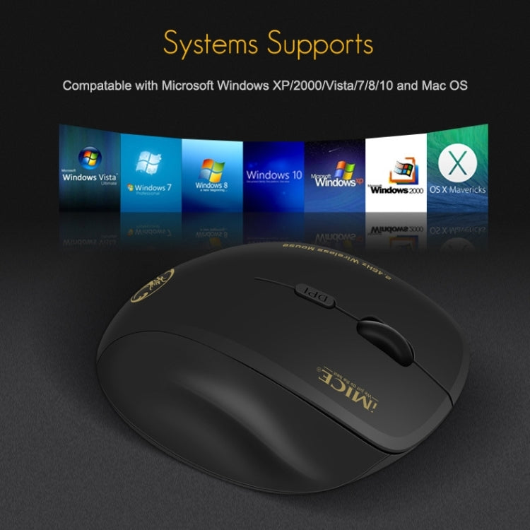 Ratón inalámbrico iMICE G6, ratón de oficina 2,4G, ratón para juegos de 6 botones