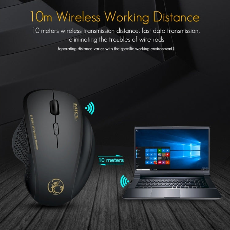 Ratón inalámbrico iMICE G6, ratón de oficina 2,4G, ratón para juegos de 6 botones