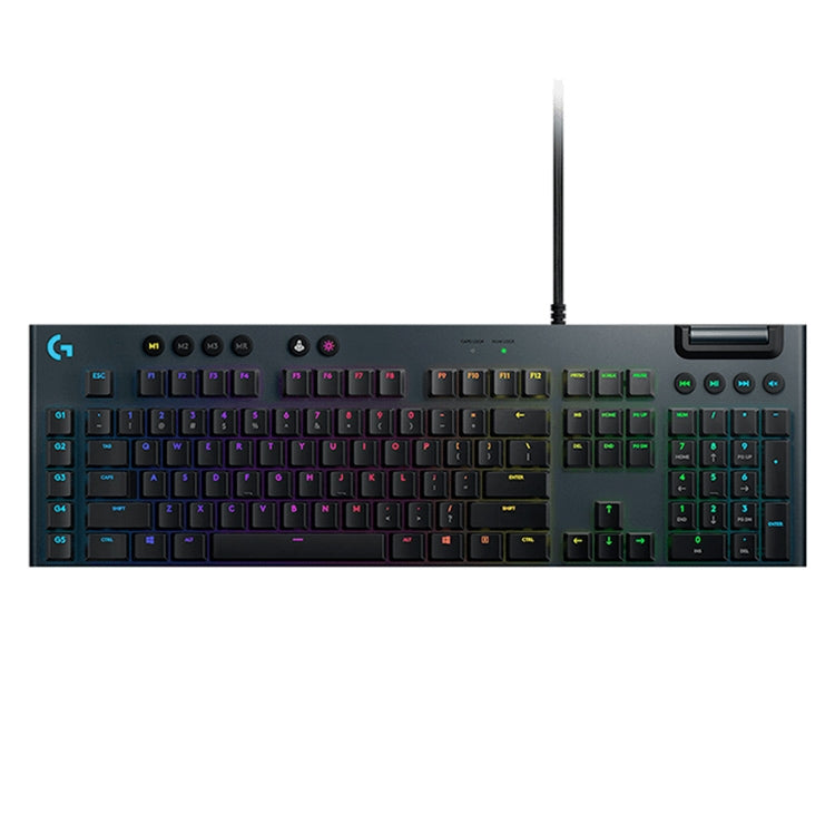 Teclado mecánico para juegos con cable Logitech G813 RGB (GL-Linear), longitud: 1,8 m, G813