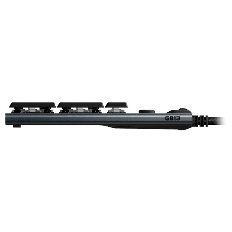 Teclado mecánico para juegos con cable Logitech G813 RGB (GL-Linear), longitud: 1,8 m, G813