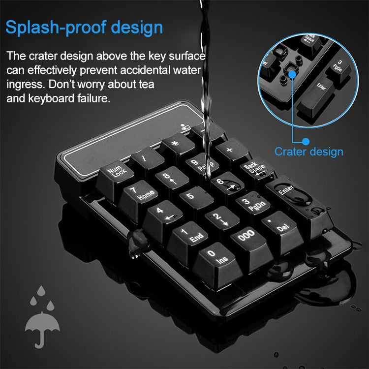 MC Saite 525RF Teclado Numérico Inalámbrico 2.4G 19 Teclas