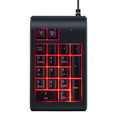 MC Saite 529 Teclado numérico con retroiluminación de tres colores con cable de 19 teclas