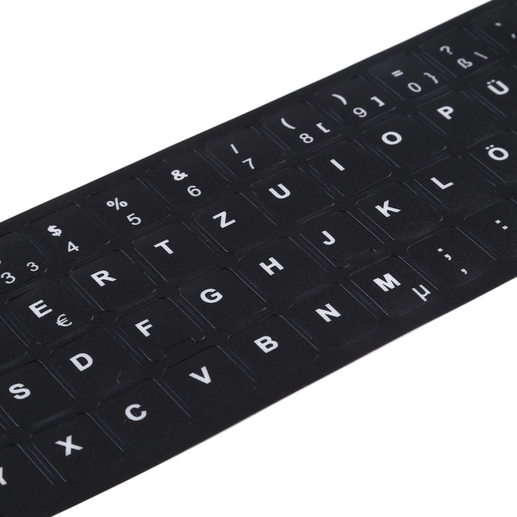 Etiqueta engomada de diseño de teclado de aprendizaje alemán para teclado de computadora portátil/de escritorio, German