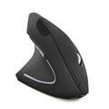 CM0093 Versión recargable Ratón óptico inalámbrico de tres botones de 2,4 GHz Ratón vertical para zurdos, Resolución: 1000DPI / 1200DPI / 1600DPI, Rechargeable Version