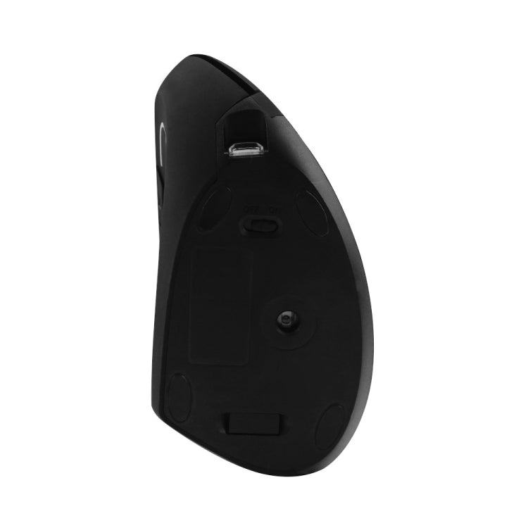 CM0093 Versión recargable Ratón óptico inalámbrico de tres botones de 2,4 GHz Ratón vertical para zurdos, Resolución: 1000DPI / 1200DPI / 1600DPI, Rechargeable Version