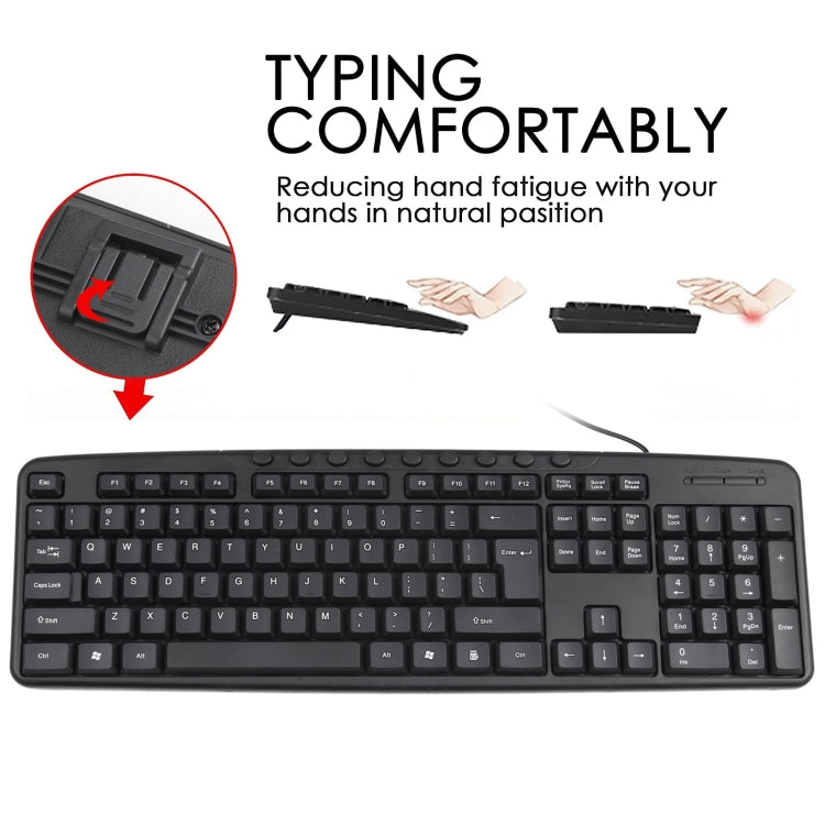 Juego de ratón y teclado con cable USB KB-8377, KB-8377